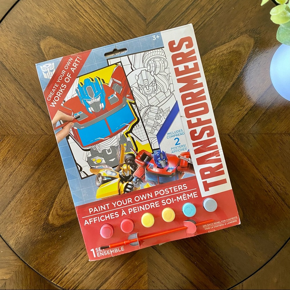 Transformers: More Than Meets The Eye Paint Your Own Posters Kit